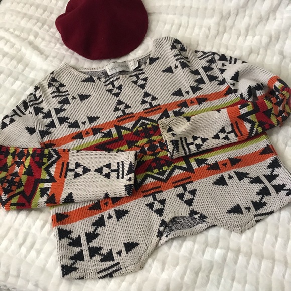 90’s Tribal colorful design sweater - Picture 6 of 6